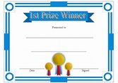 Download 12+ Winner Certificate Template Ideas FREE – Fresh ...