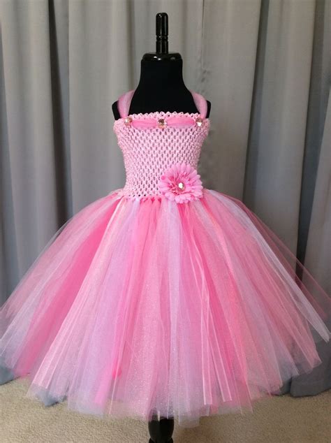 Pink And White Princess Tutu Dress Tutu Dress For Girls Etsy