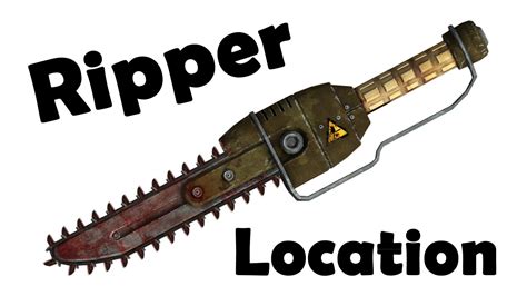 Fallout New Vegas Best Starting Melee Weapon Ripper Chainsaw Location