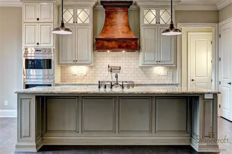 They look great and are highly functional. Copper Range Hood - Transitional - kitchen - Stonecroft ...