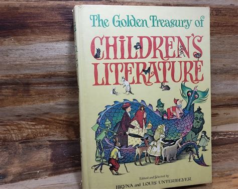 The Golden Treasury Of Childrens Literature 1985 Vintage Kids Etsy