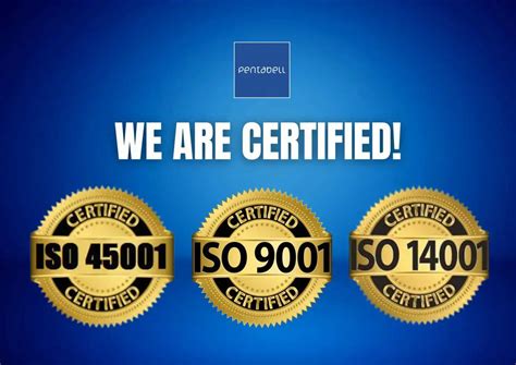 Proud To Announce Iso 9001 Iso 14001 Iso45001 Certification