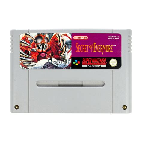 Secret Of Evermore Snes Super Retro Super Nintendo