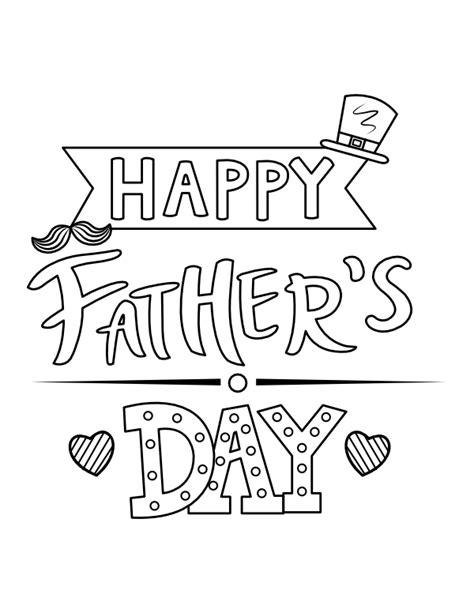 Printable Father S Day Coloring Page