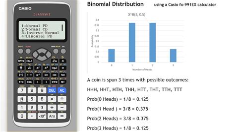 Casio Classwiz Binomial Distribution 1 Youtube