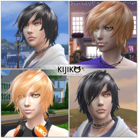 Sims 4 Hairs Kijiko Sims White Toyger Kitten Ts4 Edition For Male
