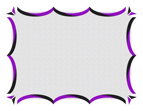 Purple Certificate Border