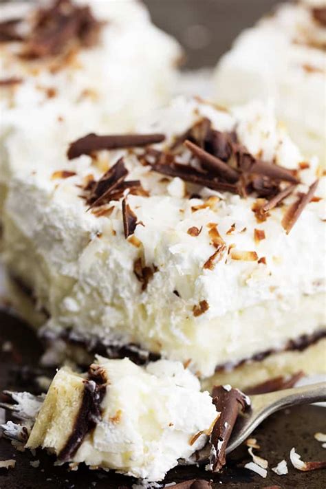 Chocolate Coconut Cream Pie Bars The Recipe Critic