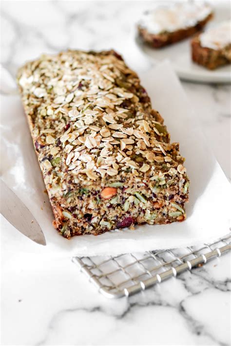 easy nut and seed bread vegan and gluten free foodfuelness
