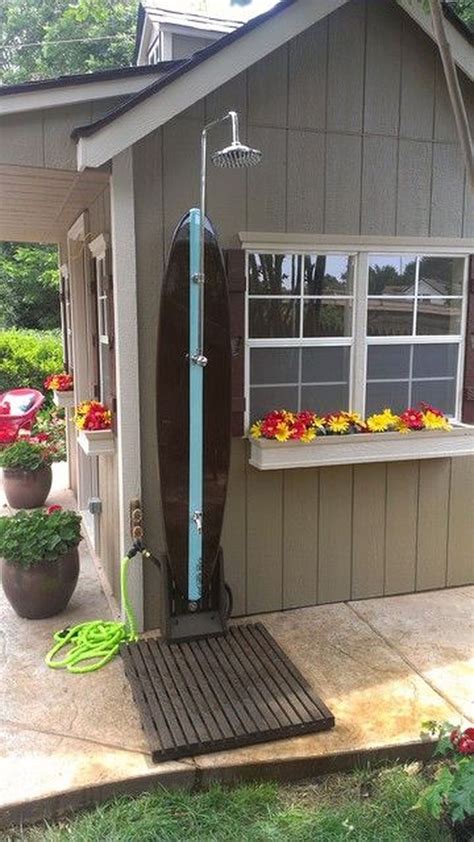 30 Cozy Outdoor Shower Ideas For Your Backyard Trendhmdcr Outdoor