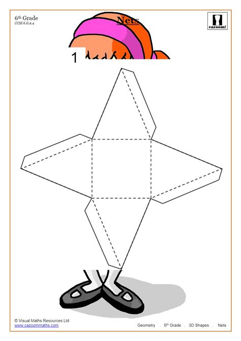 Free 3d Shapes Worksheets Cazoom Maths