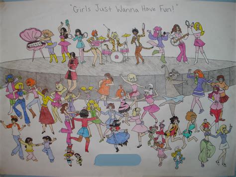 Girls Just Wanna Have Fun Hanna Barbera Fan Art 37204997 Fanpop