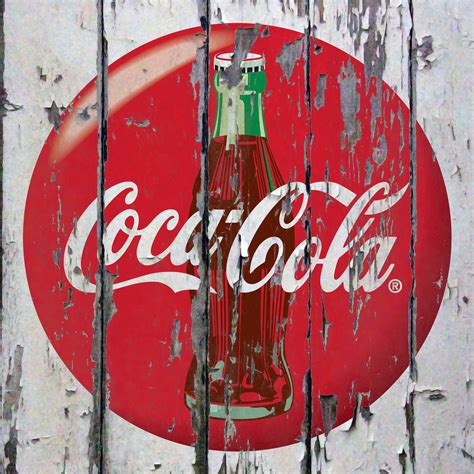 Coca Cola Vintage Poster Sketsa