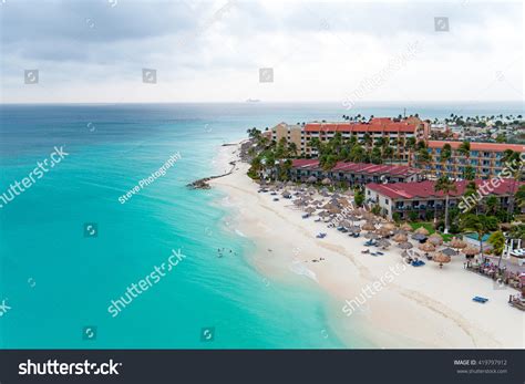 Aerial Manchebo Beach On Aruba Island Stock Photo 419797912 Shutterstock