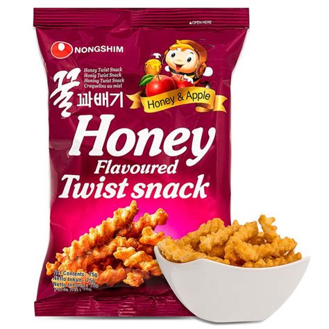 Nongshim Honey Flavoured Twist Snack 75g