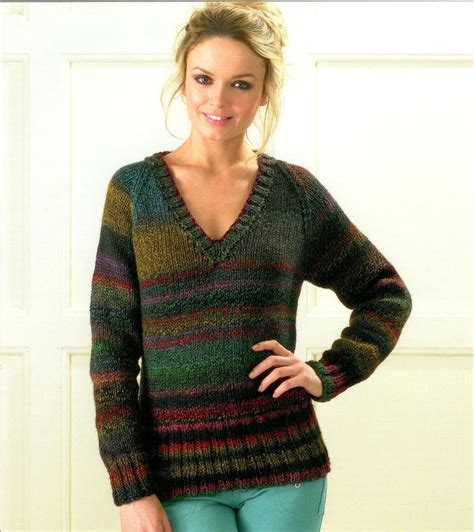 Ladies Cabled V Neck Sweaters Jb187 Knitting Pattern Sweater Pattern