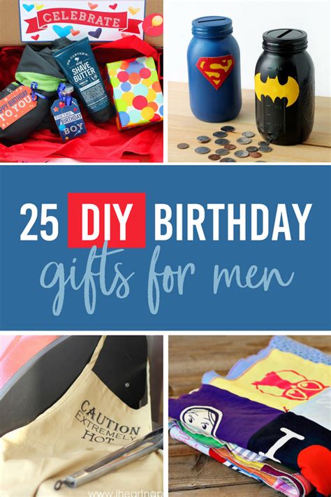 These cool birthday gifts for him make shopping for any guy in your life easy, whether your husband, boyfriend, dad or male friend. DIY Gifts for Men for Every Occasion - From The Dating Divas