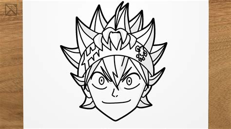 How To Draw Asta Black Clover Step By Step Easy Youtube
