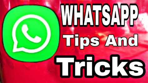 Whatsapp Tips And Tricks😱😱 Whatsapp Tips Or Tricks Youtube