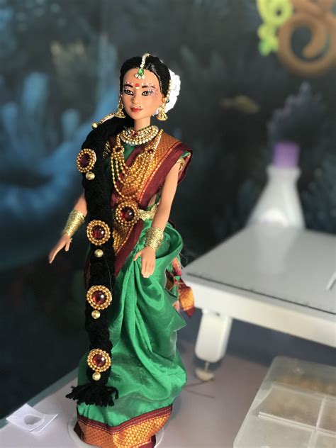 Pin By Ratna Kamala On Indian Barbie N Kelly Indian Dolls Dress Up Dolls Wedding Doll