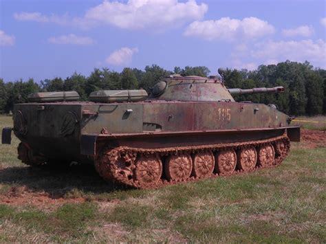 Soviet Pt 76 Amphibious Light Tank At The Virginia Museum Of Military