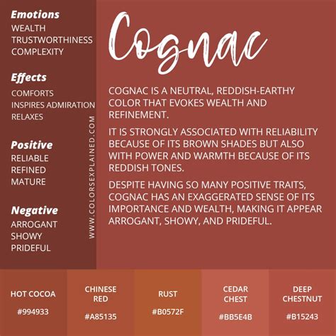 Meaning Of The Color Cognac And Its Symbolism 2023