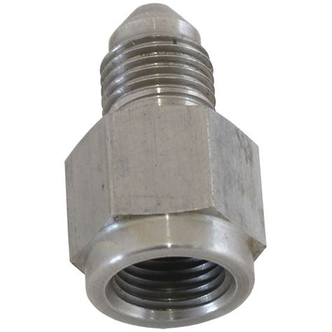 Aeroflow Straight Female Npt To Male An Adapter 18in To 3an Stainless