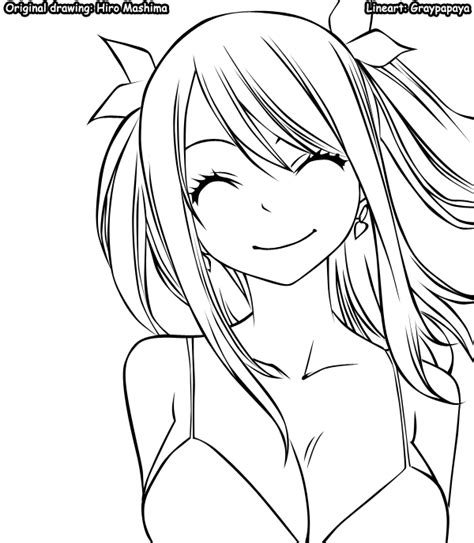 44 Drawing Girl Smiling New Concept Fairy Tail Drawing Girl