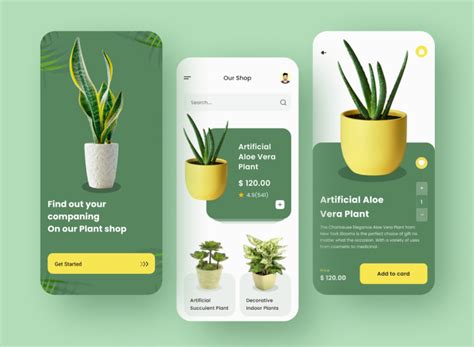 Plant App Ui Design Free Free Figma Download