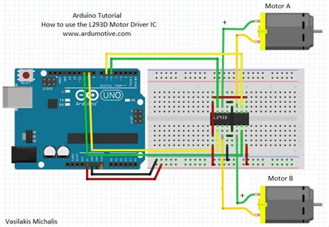 Velký Vesmír Arthur Dirigent Motor Dc Arduino L293d Zatažený Dýchání