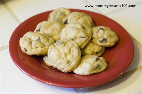 Mommy Lessons 101 Classic Chocolate Chip Cookie Recipe