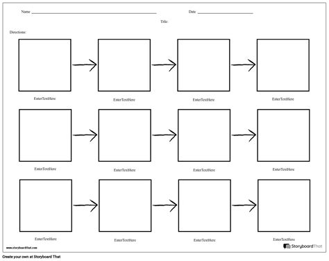Simple Flow Chart 3 Rows Storyboard By Worksheet Templates