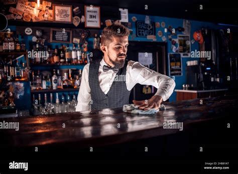 Young Bartending Surprises With Its Skill Bar Visitors At The Nightclub