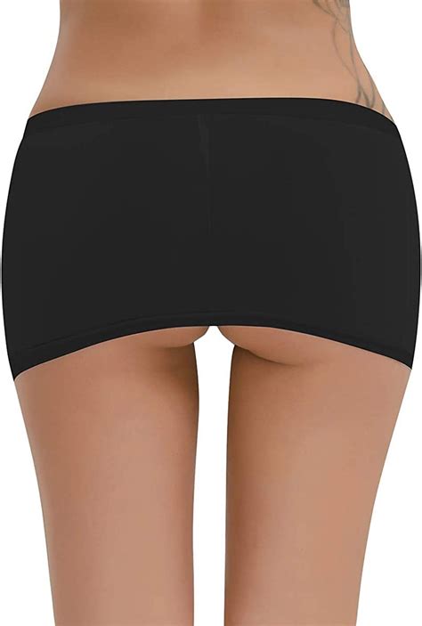 Shinsto Womens Sexy Mesh Sheer See Through Low Waist Micro Mini Skirts