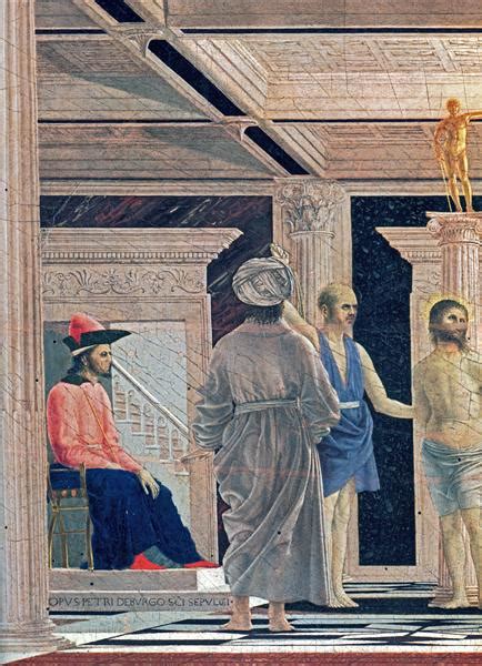 The Flagellation Of Christ Detail C1465 Piero Della Francesca
