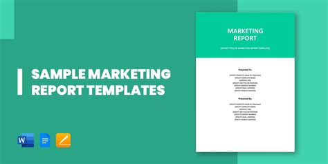 24 Sample Marketing Report Templates Docs Word Pdf