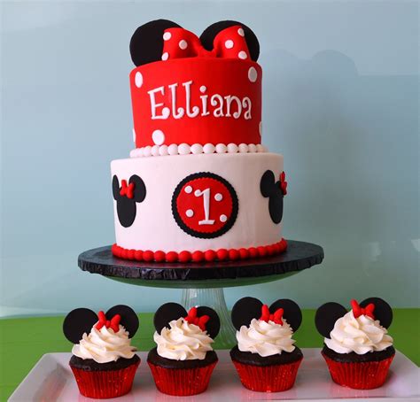 Minnie Mouse Cake And Cupcakes Simply Sweet Creations Flickr
