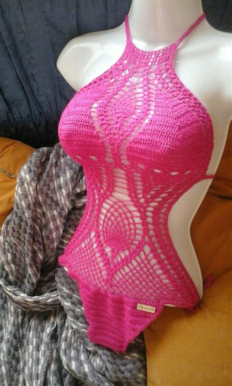 Traje de baño tenido a crochet Trajes Bikini de ganchillo Croché