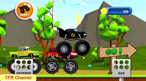 The truck never flips ensuring your child always gets to the finish line! Monster Trucks Racing : Batman Truck - Part 4/ Game For Kids - Nursery Rhymes Songs For Children ...