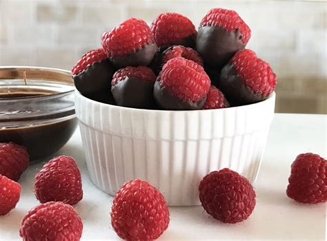 Dark Chocolate Dipped Raspberries Fork Fire Recipes