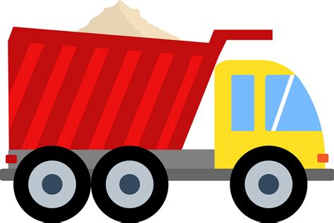 Vector Dump Truck Free Png Image Png Arts