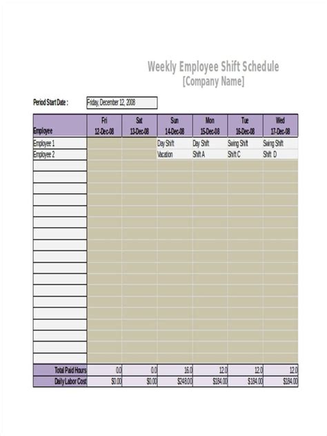 3 Shift Calendar Templates Pdf Free And Premium Templates