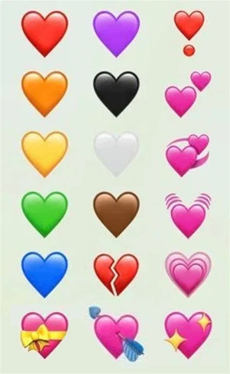 Heart Emoji Meanings Explained Ho Bisogno Di Te Bff Immagini Sfondi Iphone