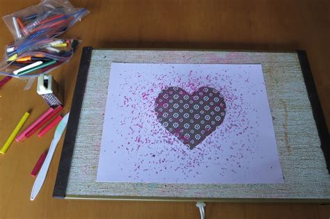 Cindy Derosier My Creative Life Melted Crayon Heart Art