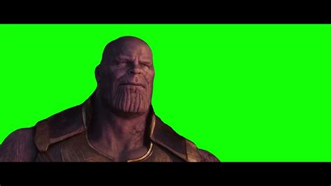 Thanos Contemplating Scene Green Screen Youtube