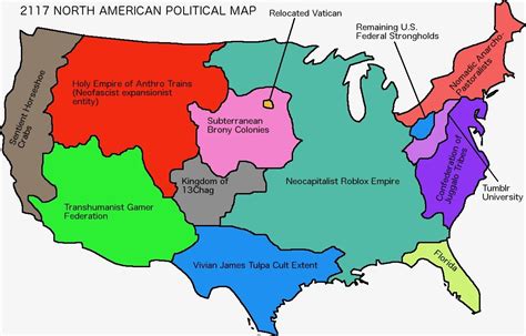 The New Political Map Of The United States Planetizen
