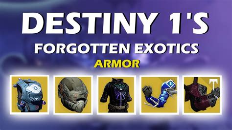 Destiny 1 Exotic Armor Not In Destiny 2yet Youtube