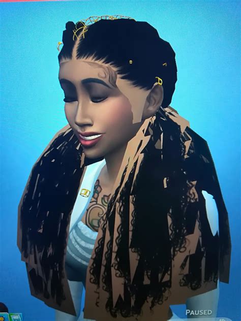 Artists' share photos and custom contents here. All I want is for my curly haired sims to look bomb! But ...