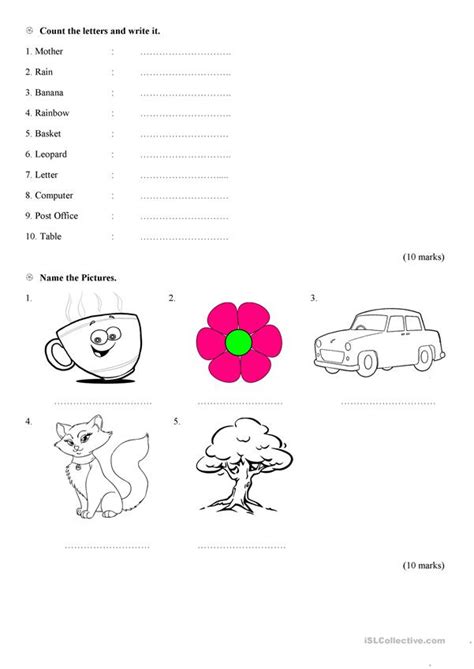 Common core aligned language arts worksheets. Grade 1 English Worksheet by Tharahai Institution worksheet - Free ESL printable worksheets made ...