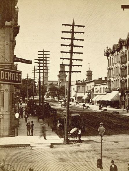 Yesterdays Milwaukee Broadway North Of Wisconsin 1879 Urban Milwaukee